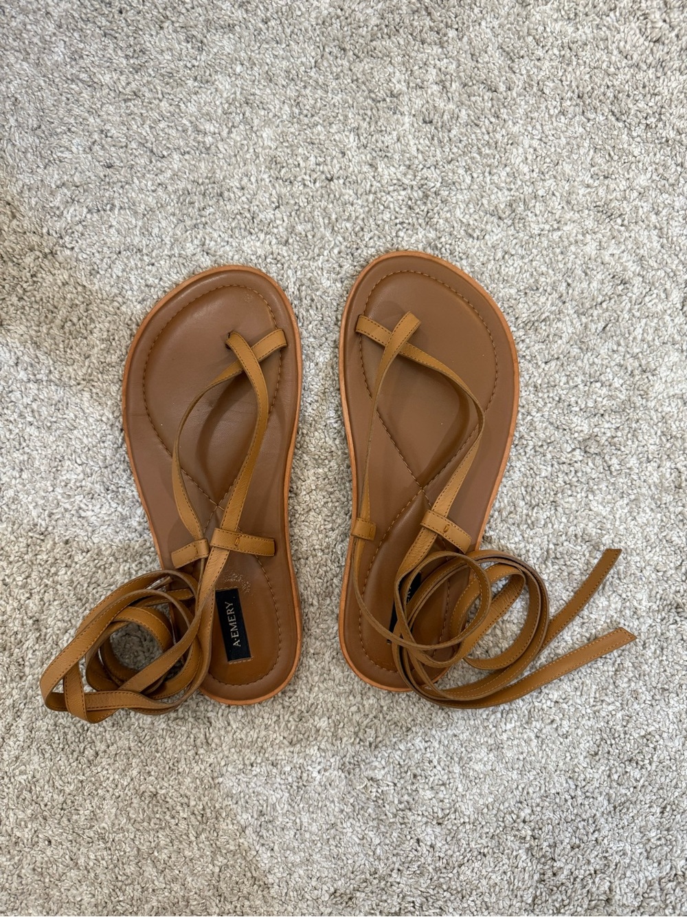 A. Emery Wrap Sandals Size 40